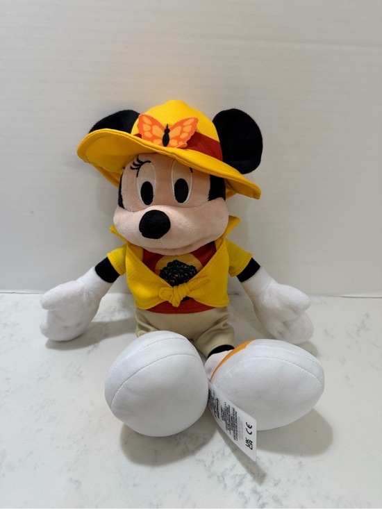 Disney Other - Disney Minnie Mouse Yellow Explorer Plush with Red Outfit Accents